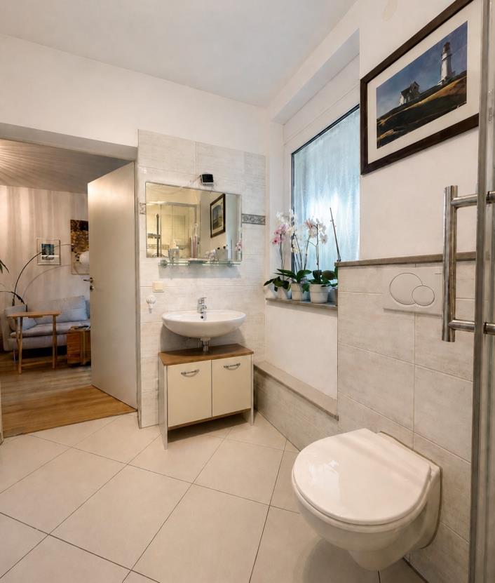 Badezimmer einer Wohneinheit